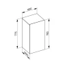 Подвесной шкаф Keuco Stageline 40 L 32811290001 цвет Инокс матовый