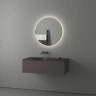 Зеркало Evoform Ledshine d70 BY 2544 с подсветкой 18 W - без выключателя - нейтральный белый свет стекло