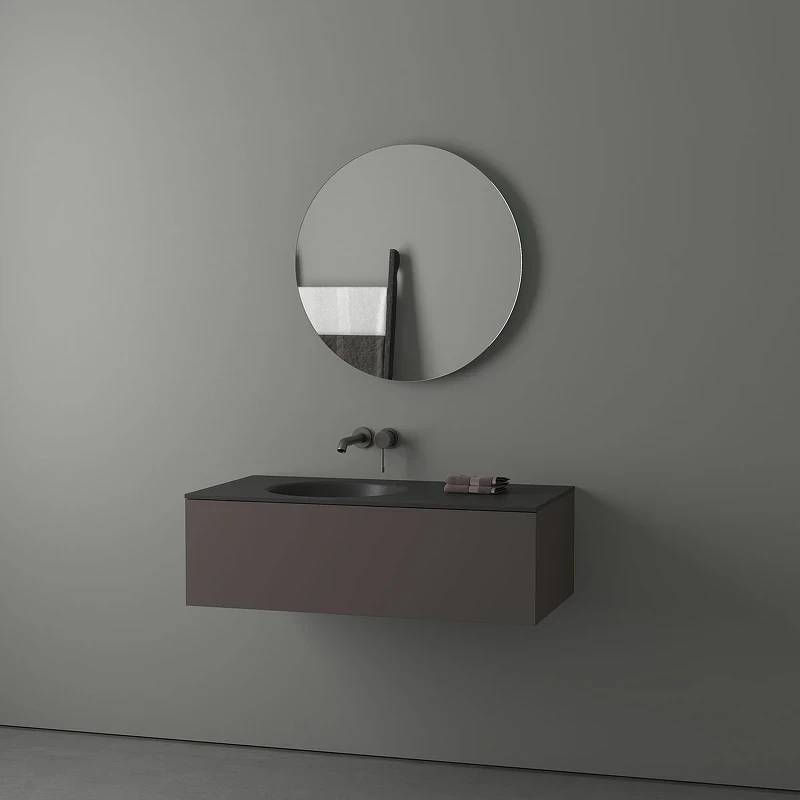 Зеркало Evoform Ledshine d70 BY 2544 с подсветкой 18 W - без выключателя - нейтральный белый свет стекло