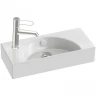 Раковина Jacob Delafon Odeon Rive Gauche 50 L EGO112-55-00 Белая фаянс подвесная, накладная