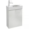 Раковина Jacob Delafon Odeon Rive Gauche 50 L EGO112-55-00 Белая фаянс подвесная, накладная