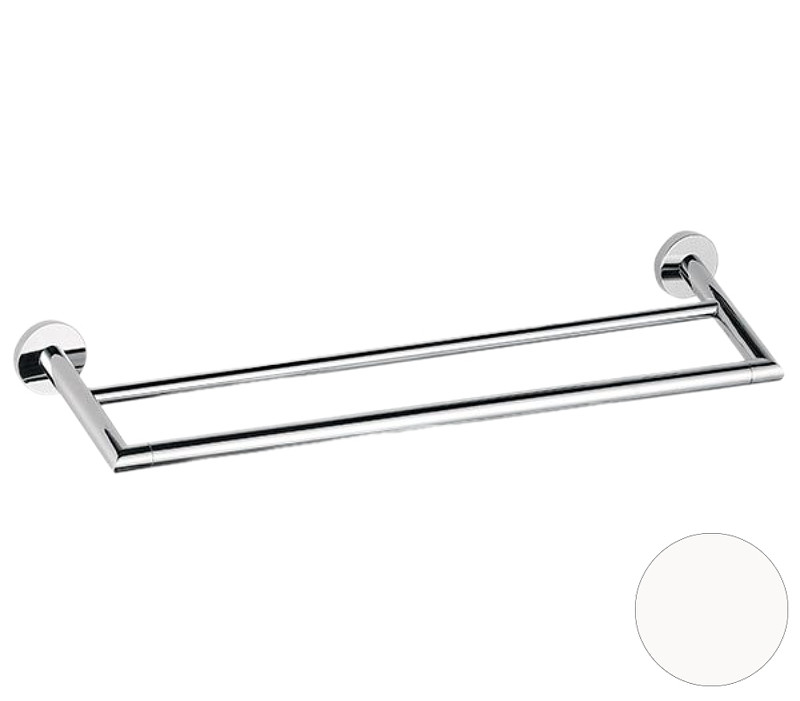 Полотенцедержатель Remer Guest GS33BO двойной цвет Белый матовый