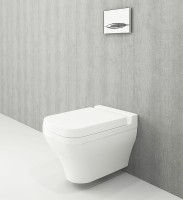 Унитаз Bocchi Scala 1080-001-0129 подвесной Белый глянцевый без сиденья фарфор подвесной