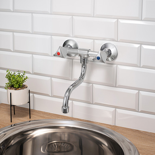 Смеситель для кухни Ростовская Мануфактура Сантехники SL119-361 Хром