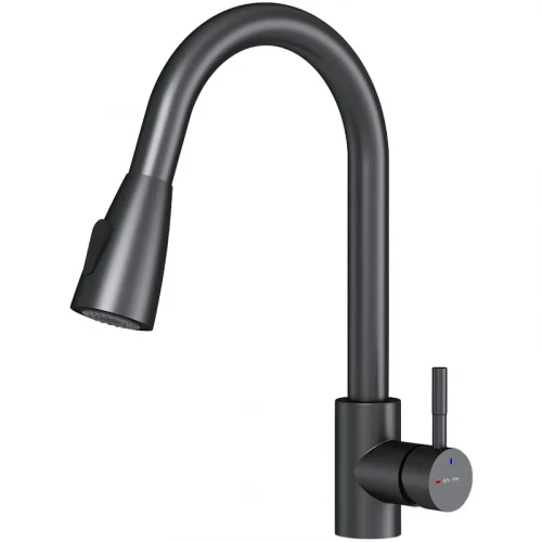 Смеситель для кухни AM.PM X-Joy S F85B07522 Черный матовый