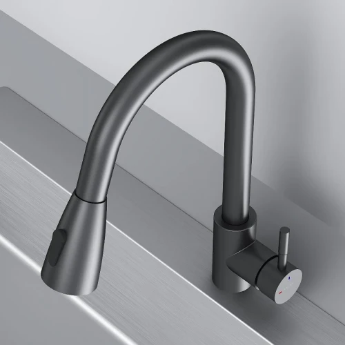 Смеситель для кухни AM.PM X-Joy S F85B07522 Черный матовый
