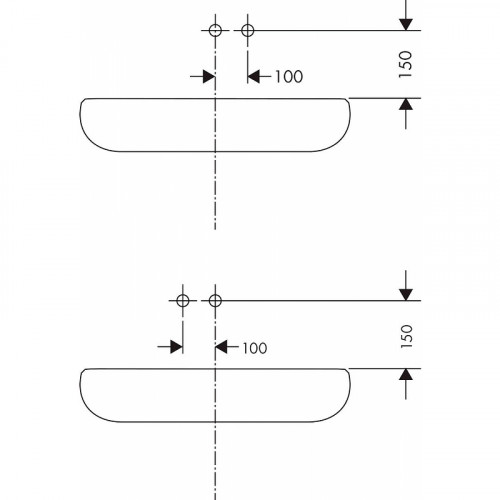 Смеситель для раковины Hansgrohe Metris 31085000 Хром