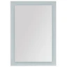 Зеркало Dreja Kvadro 60x85 77.9011W с подсветкой Белое стекло