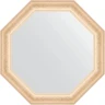 Зеркало Evoform Octagon 75х75 BY 3771 в багетной раме - Старый гипс 82 мм стекло