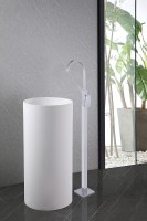 Смеситель для раковины Abber Wasserfall AF8640 Хром латунь на пол