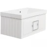Тумба под раковину La Fenice Cubo 80 FNC-01-CUB-B-80 подвесная Белая матовая МДФ / ЛДСП
