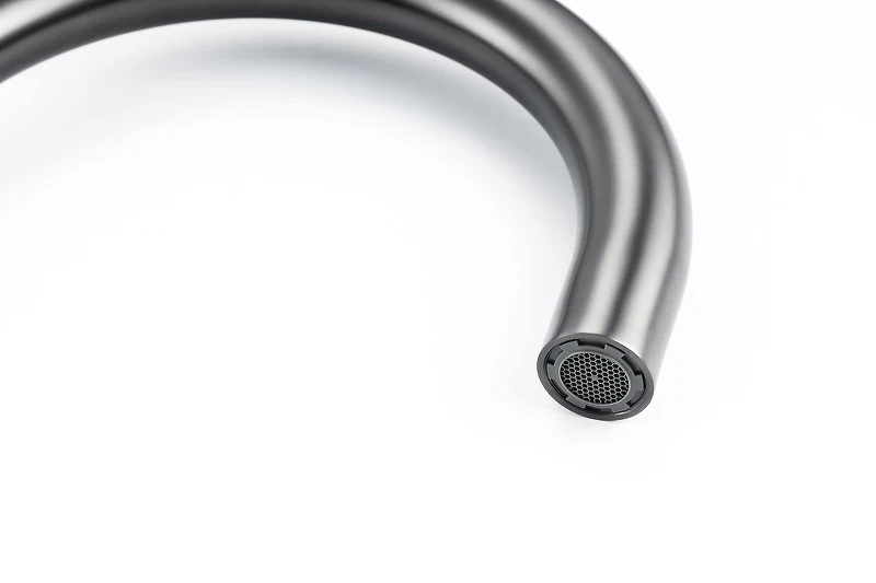 Смеситель для ванны Knotlor Eclipse SS-27/GM цвет Вороненая сталь