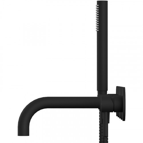 Смеситель для ванны Whitecross Y black Y1240BL Черный матовый латунь встраиваемый