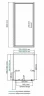 Душевой уголок WasserKRAFT Salm 80x100 27I29 профиль Хром стекло прозрачное