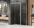 Душевой уголок New Trendy Prime Chrome 160х100 L D-0310A/D-0125B профиль Хром стекло прозрачное