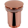 Донный клапан Remer 904CC114RL click-clack Медь глянцевая