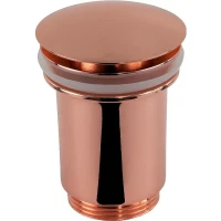 Донный клапан Remer 904CC114RL click-clack Медь глянцевая