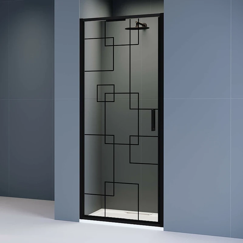 Душевая дверь RGW Stilvoll SV-05B 100 70320510-194 профиль Черный стекло Black Smart Line