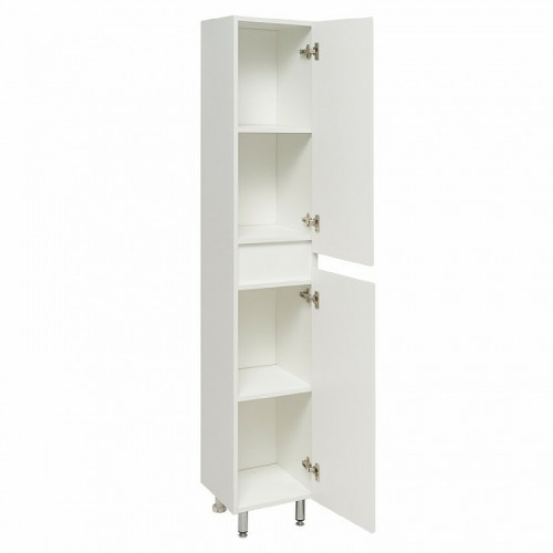 Шкаф пенал Runo Лада 30 00-00001166 Белый МДФ / ЛДСП