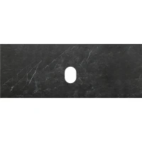 Столешница под раковину BelBagno 120 KEP-120-MNO-W0 Marmo Nero Opaco искусственный камень (литьевой мрамор)