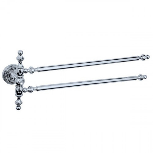 Полотенцедержатель Boheme Brillante 10442 двойной Хром