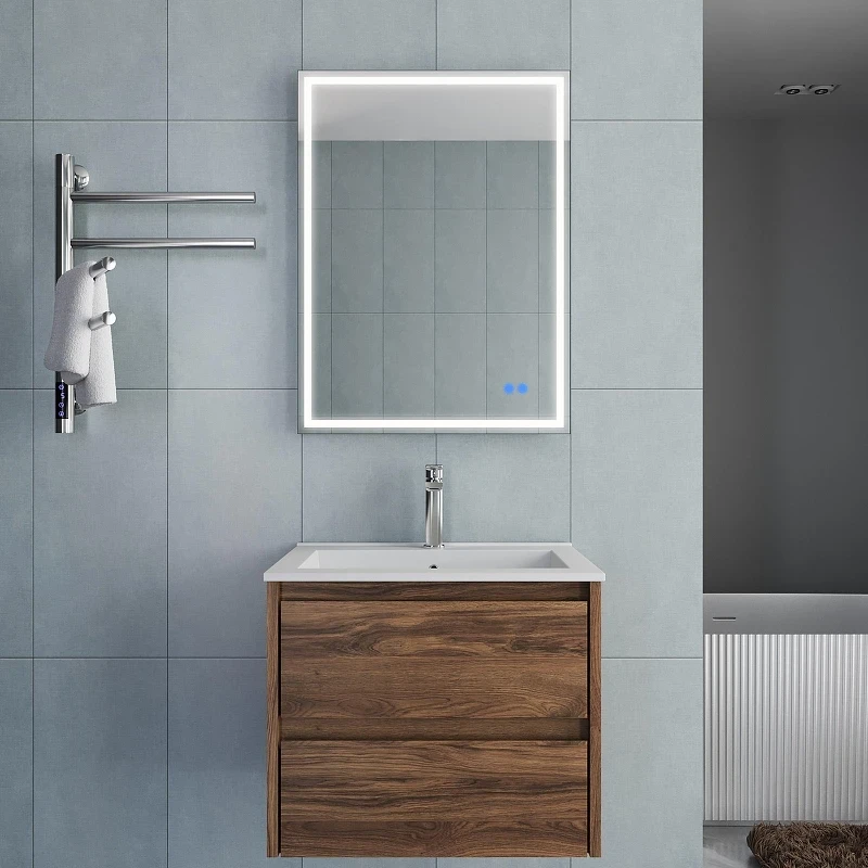 Тумба под раковину Vincea Gio 60 VMC-2G600CO подвесная цвет C.Oak