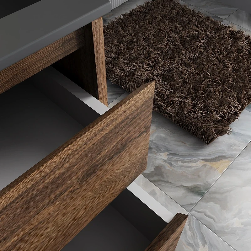 Тумба под раковину Vincea Gio 60 VMC-2G600CO подвесная цвет C.Oak
