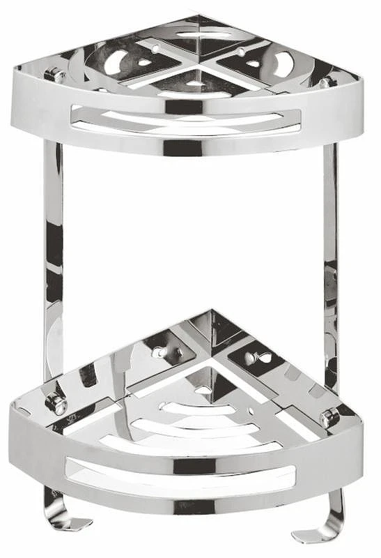 Полка корзина Azario AZ-160-2 угловая цвет Хром