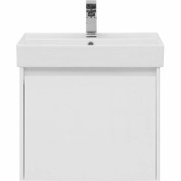 Тумба с раковиной Aquanet Nova Lite 60 245029 подвесная Белая глянцевая МДФ / ЛДСП