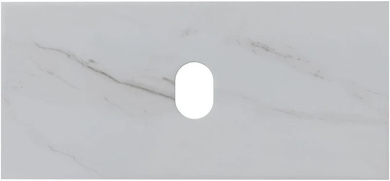 Столешница под раковину Aquanet Flat 100 345772 цвет Мрамор