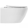 Унитаз Art&Max Elegant AM9316CHR/SC подвесной с сиденьем Микролифт