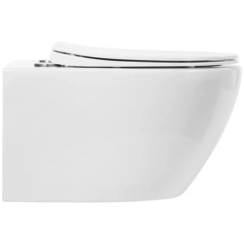 Унитаз Art&Max Elegant AM9316CHR/SC подвесной с сиденьем Микролифт
