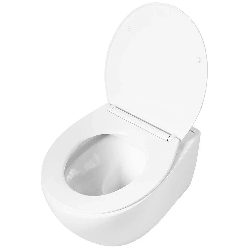 Унитаз Art&Max Elegant AM9316CHR/SC подвесной с сиденьем Микролифт
