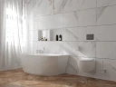 Унитаз Art&Max Elegant AM9316CHR/SC подвесной с сиденьем Микролифт