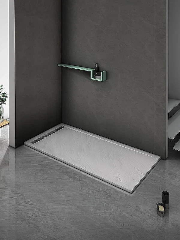 Душевой поддон из искусственного камня WeltWasser WW TRS 9070 STONE-WT 90x70 10000004369 Белый