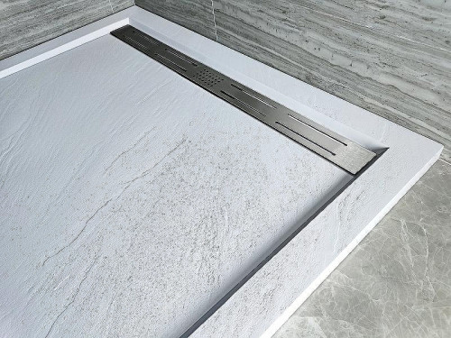 Душевой поддон из искусственного камня WeltWasser WW TRS 9070 STONE-WT 90x70 10000004369 Белый