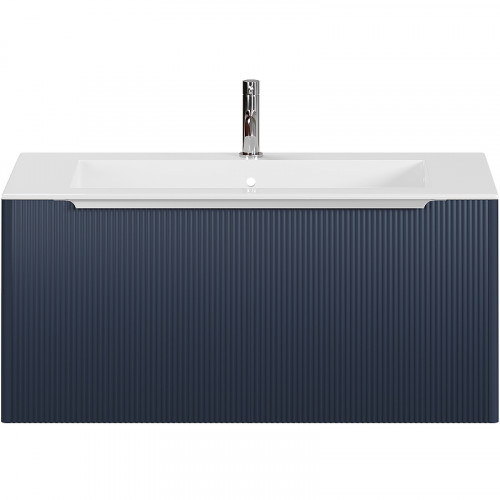 Тумба под раковину Creto Luna 100 17-Bl100 подвесная Blue МДФ / ЛДСП