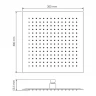 Душевая система WasserKRAFT Elbe A7458.219.162.302.240.217.220 Thermo с термостатом Черная матовая латунь встраиваемый