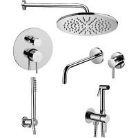 Комплект смесителей Paffoni Light KITZLIG018CR006 Хром латунь