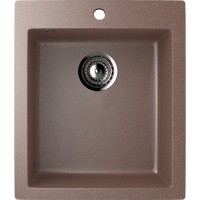 Кухонная мойка Ulgran Classic U-404-307 Терракот искусственный камень (литьевой мрамор) встраиваемый