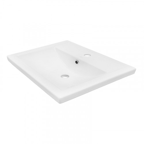 Тумба с раковиной Azario Kantri 50 CS00097246 подвесная цвет Белый глянец