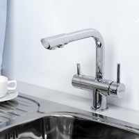 Смеситель для кухни WasserKRAFT A8017 Хром латунь