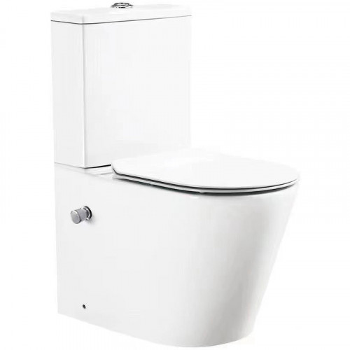 Унитаз биде SantiLine SL-5014SM-BD с сиденьем Микролифт фаянс напольный