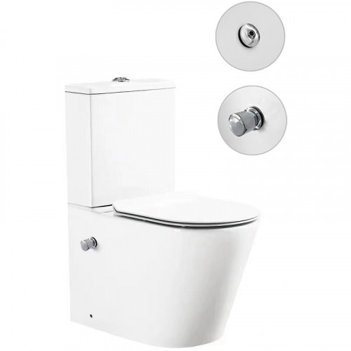 Унитаз биде SantiLine SL-5014SM-BD с сиденьем Микролифт фаянс напольный