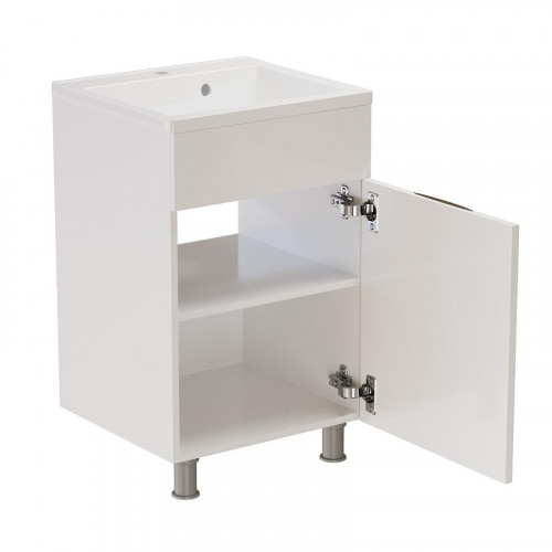 Тумба под раковину Mixline Этьен 50 555119 цвет Белый