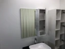 Зеркало со шкафом Comforty Прага 75 00004144199 Дуб белый МДФ / ЛДСП, стекло