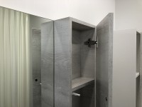 Зеркало со шкафом Comforty Прага 75 00004144199 Дуб белый МДФ / ЛДСП, стекло