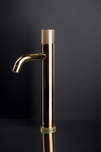 Смеситель для раковины Boheme Stick 122-GG.2 Золото латунь