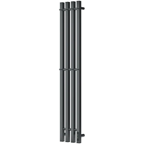 Электрический полотенцесушитель Point Гермес PN13832GB П3 180x1200 диммер справа Графит блеск