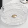 Раковина-чаша CeramaLux 36 GL01 прозрачная стекло накладная